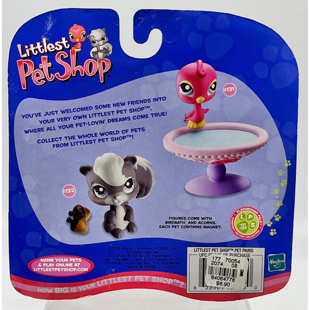2006 Littlest Pet Shop-Pet Pairs #131/#132 BRAND NEW - Picture 3 of 6